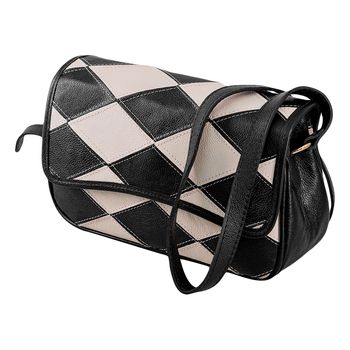 Bolsa-Tiracolo-Preto-e-Off-White-Losangos-|-Lolita-Tamanho--M----Cor--PRETO-0